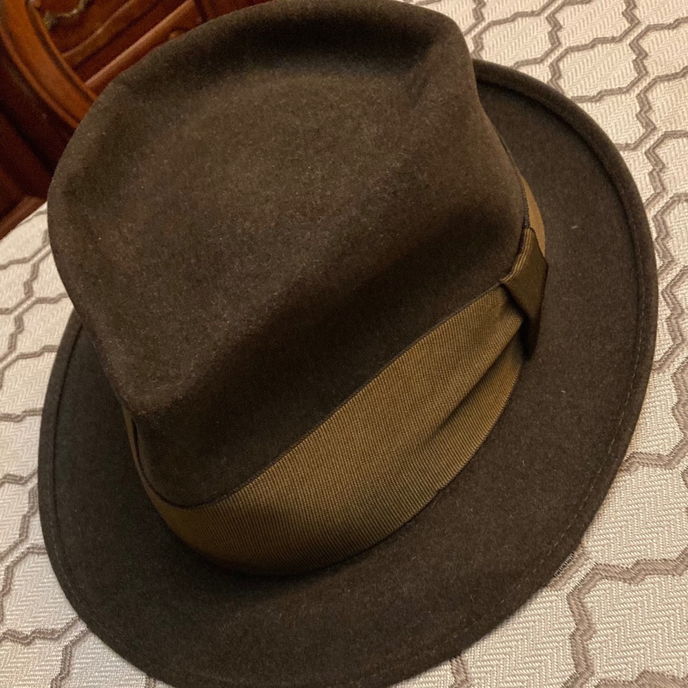 STETSON "Royal DeLuxe" Gun Club Vintage Hat w/Original Ribbon Band